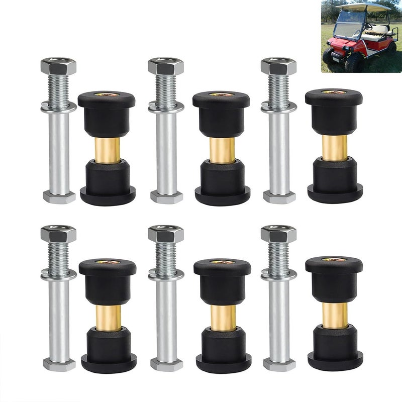 Drive-up Rear Leaf Spring for Club Car DS, Polyurethane Bushing and Sleeve Screw Kit for DS 1992-Up Golf Carts, OEM 1015583 1012303 8755 - Image 1